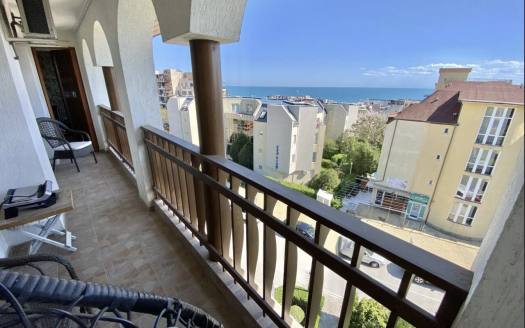 Luxuriöse Vierzimmerwohnung mit Meerblick und Parkplatz im Komplex Olymp, Sweti Wlas ID: 108995