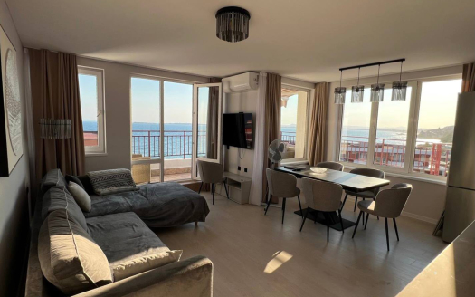 Четырехкомнатный пентхаус на первой линии в комплексе Panorama Fort Beach, Святой Влас ID: 107164