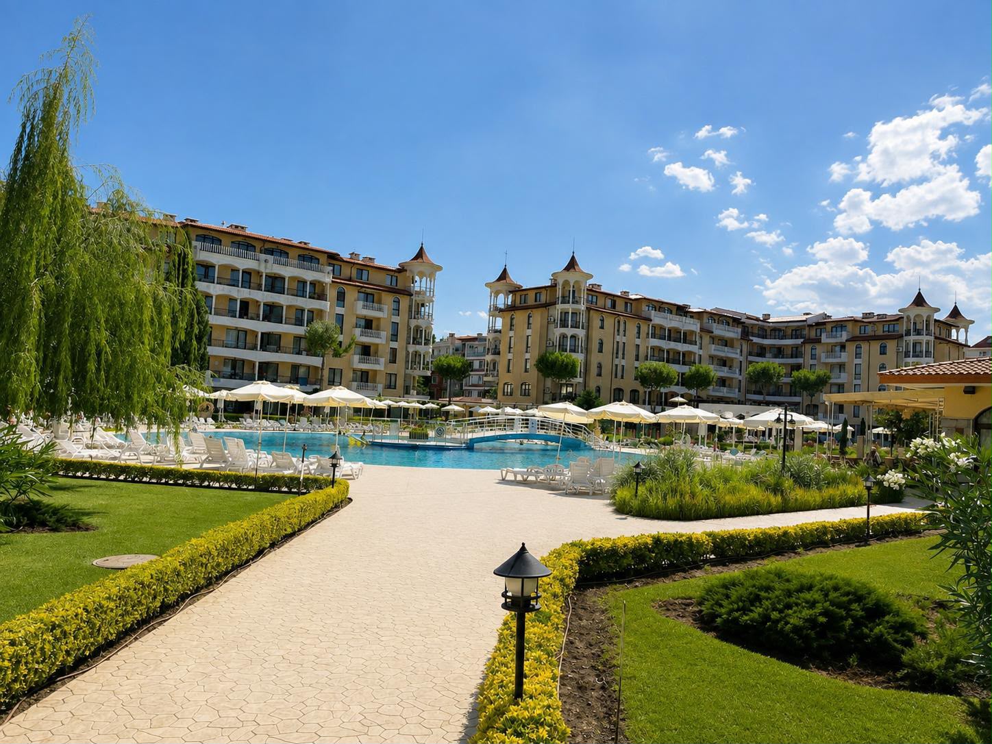 Просторная и светлая студия в комплексе Royal Sun, Солнечный Берег ID: 107152 - фото 9