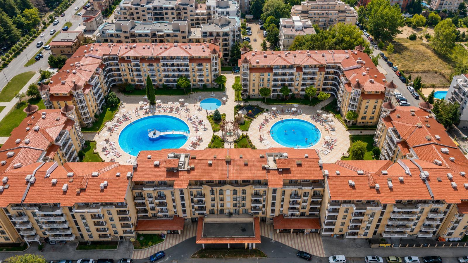 Просторная и светлая студия в комплексе Royal Sun, Солнечный Берег ID: 107152 - фото 2