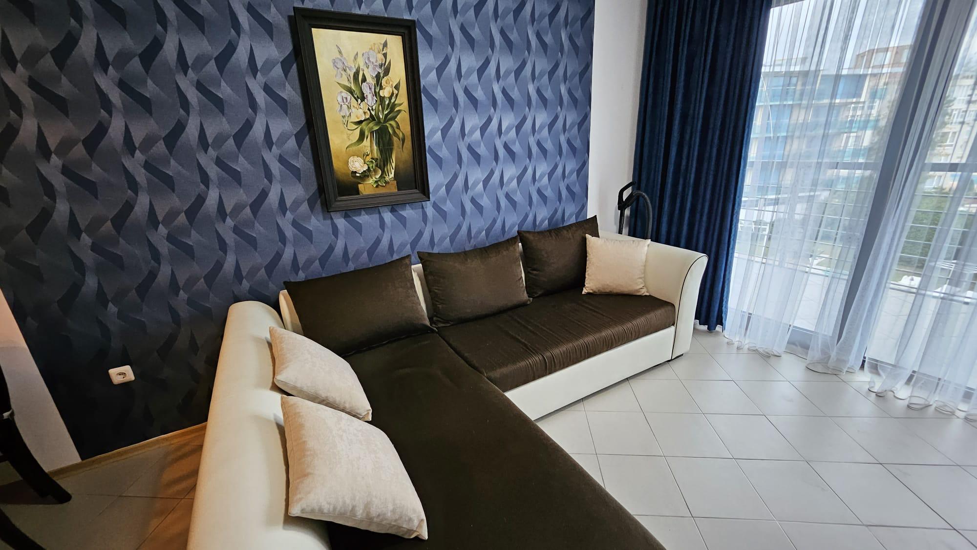 Двухкомнатная квартира с видом на бассейн в комплексе Riviera Blue, Солнечный Берег ID: 107498 - фото 8