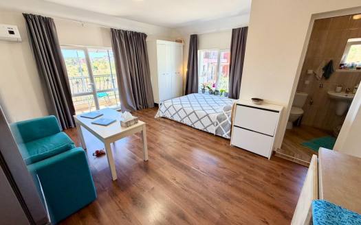 Geräumige Studiowohnung mit Meerblick im Komplex Macon Residence, Sweti Wlas ID: 110946
