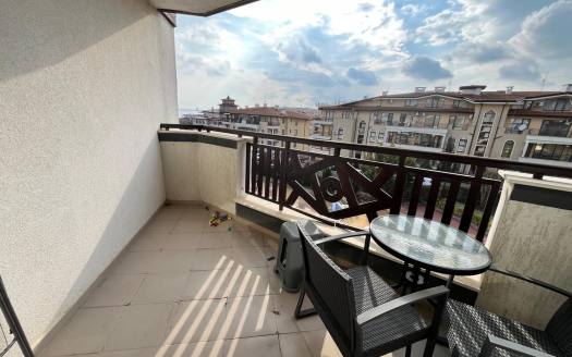 Przestronna kawalerka z widokiem na morze w kompleksie Royal Palm, Święty Włas ID: 109947