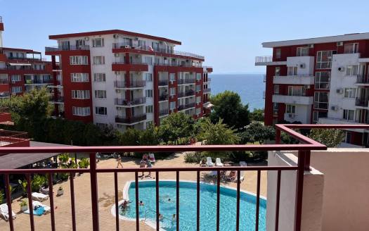 Двустаен апартамент с гледка към морето в комплекс Marina View Fort Beach, Свети Влас ID: 110260
