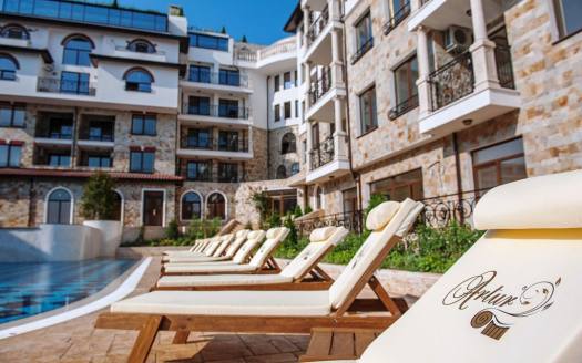 Two-bedroom apartment with sea view in the Artur complex, Sveti Vlas ID: 111547