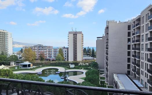 Двустаен апартамент с изглед към морето и басейна в комплекс Barcelo, Слънчев бряг ID: 110738