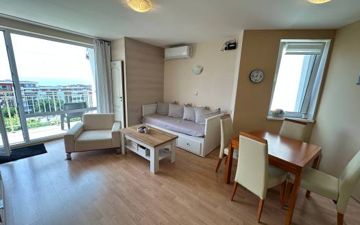 Two-room apartment with a panoramic sea view in the Crown Fort Club complex, Sveti Vlas ID: 111024