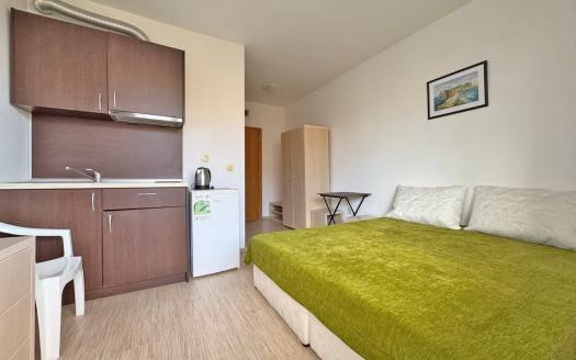Достъпно студио с изглед към басейна в комплекс Sunny View Central, Слънчев бряг ID: 112307