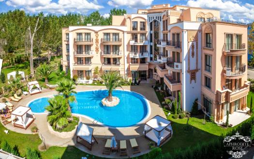 Студио с тераса в престижния комплекс Aphrodite Rose, Слънчев бряг ID: 112411
