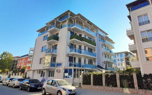 Двокімнатна квартира з великою критою терасою в комплексі Ohrid, Сонячний Берег ID: 111875