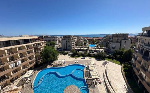 Dwupokojowy apartament z widokiem na morze w kompleksie Luxor, Święty Włas ID: 114159