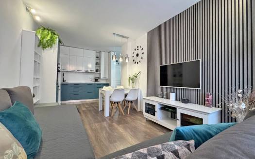 Стилно двустаен апартамент в новия блок на комплекс Sunny View Central, Слънчев бряг ID: 114664