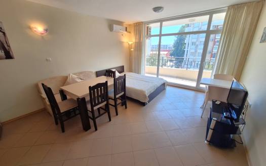 Двустаен апартамент с просторен балкон Grand Kamelia, Слънчев бряг ID: 114840