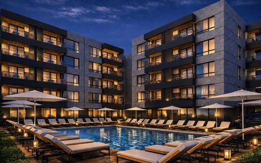 Квартиры у моря в новом современном жилом комплексе Aura Sky Residence, Солнечный Берег ID: 113357
