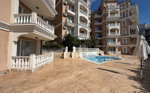 Двустаен апартамент на 200 метра от морето в комплекс Villa Antorini, Св. Влас ID: 113043