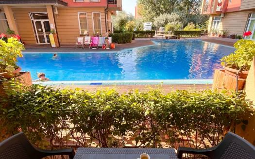 Стилен тристаен апартамент в комплекс Sunny View Central, Слънчев бряг ID: 112735